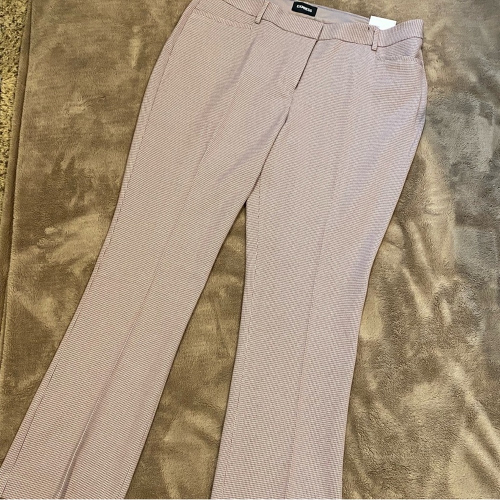 Express Houndstooth Patterned Pants - Picture 2 of 4